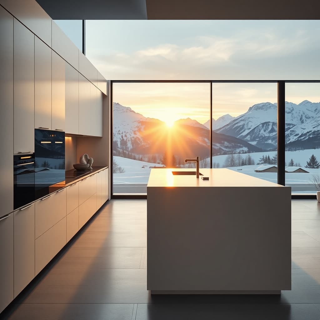 Küchenumbau am Vierwaldstättersee: High-End Design