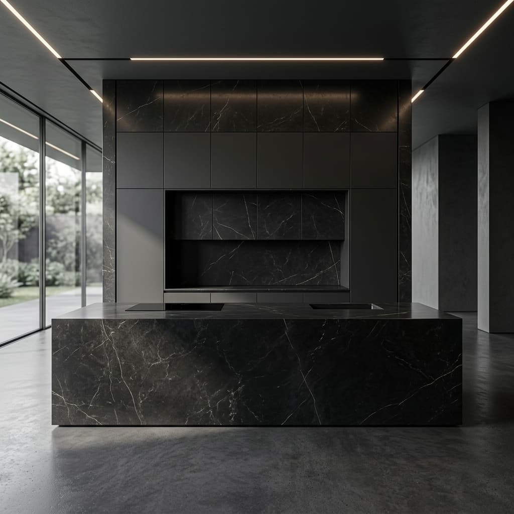 Silent Luxury: Minimalistische Küchen-Architektur der Extraklasse