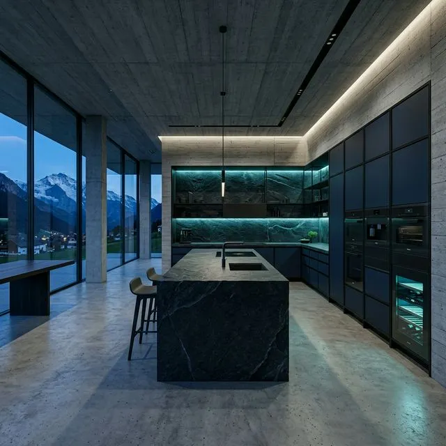 Schweizer Architektenküche