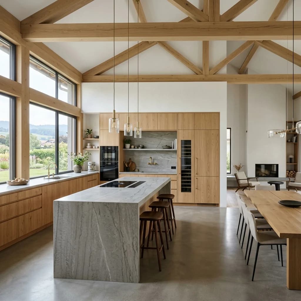 Details einer Reinach Wooden Minimalist in Basel - Schweizer Küchen-Profi