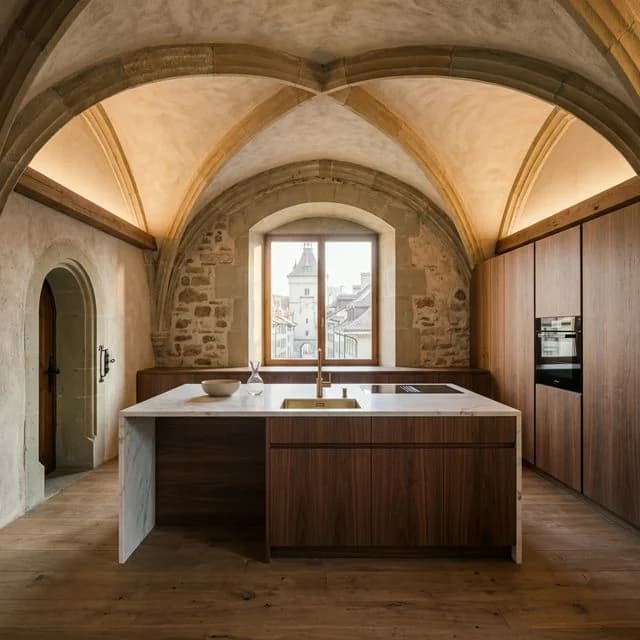 Details einer Bern City Luxury Kueche in Bern - Schweizer Küchen-Profi