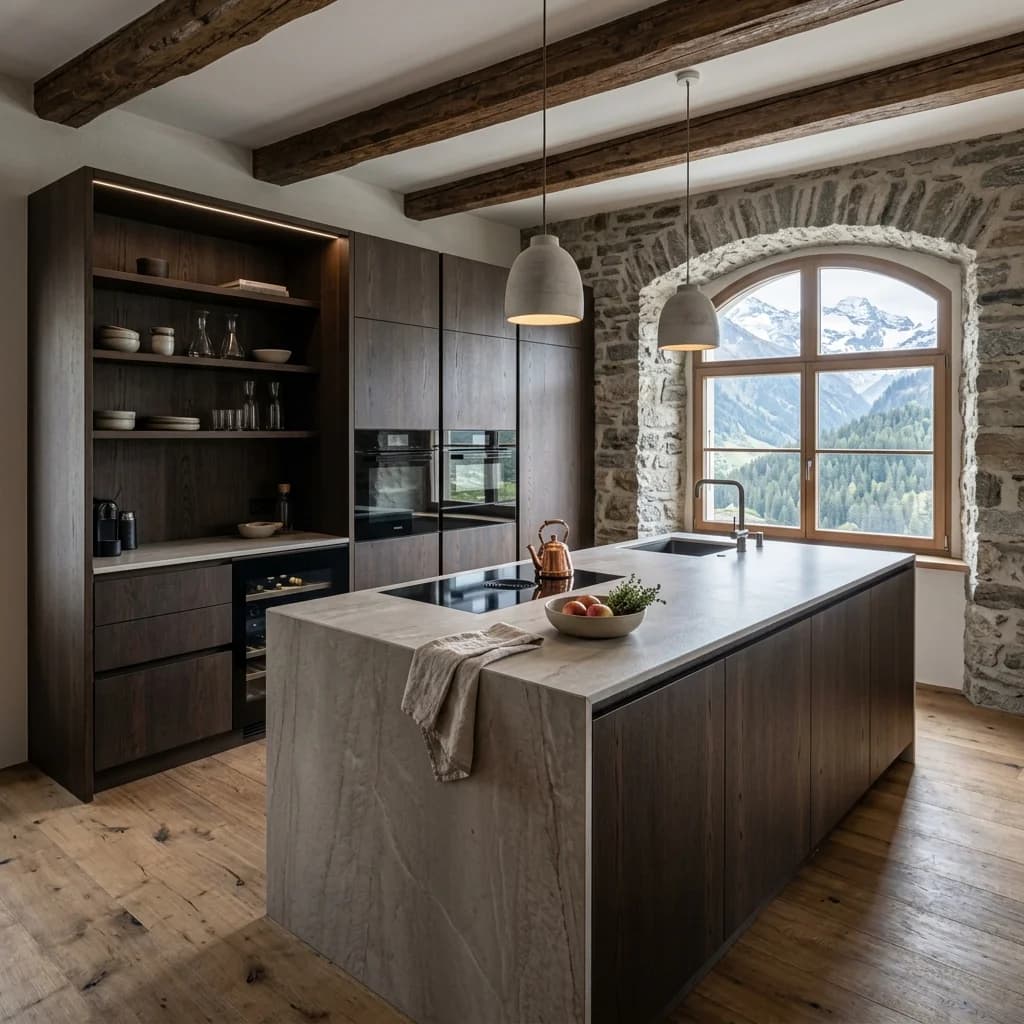 Details einer Schwyz Heritage Design in Schwyz - Schweizer Küchen-Profi