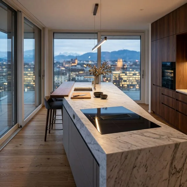 Details einer Exklusive Kueche Altstaetten Rheintal in St_Gallen - Schweizer Küchen-Profi