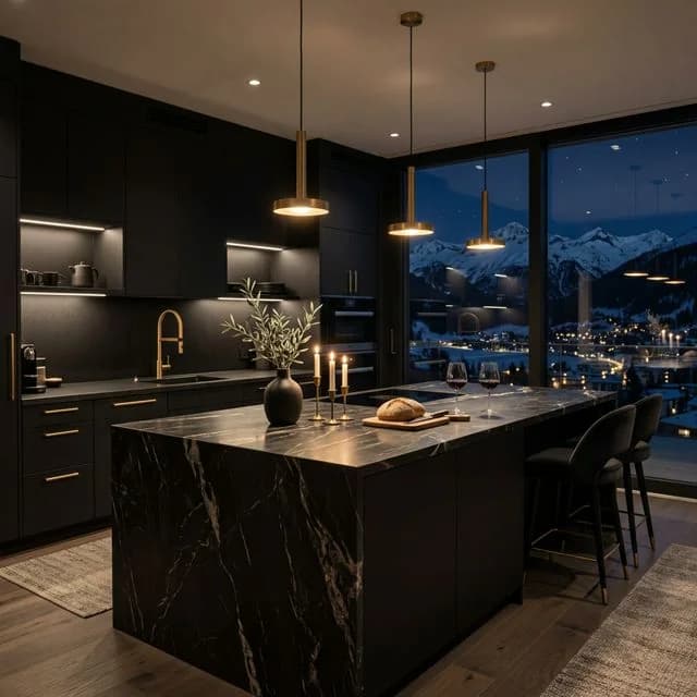 Details einer Penthouse Kueche Rorschach Bodensee in St_Gallen - Schweizer Küchen-Profi