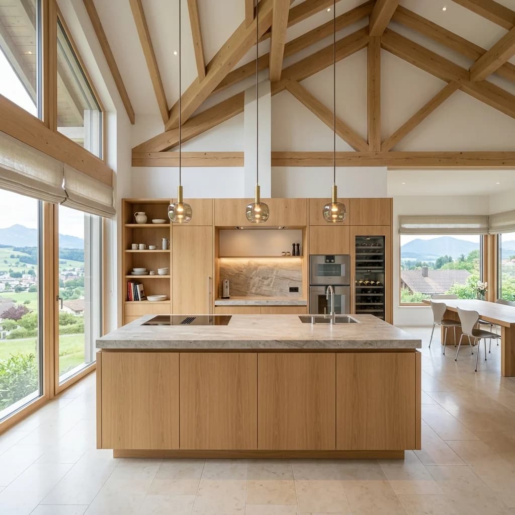 Details einer Amriswil Wooden Precision in Thurgau - Schweizer Küchen-Profi