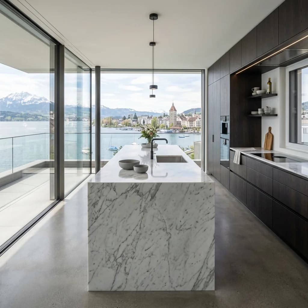 Details einer Zug City Luxury Design in Zug - Schweizer Küchen-Profi