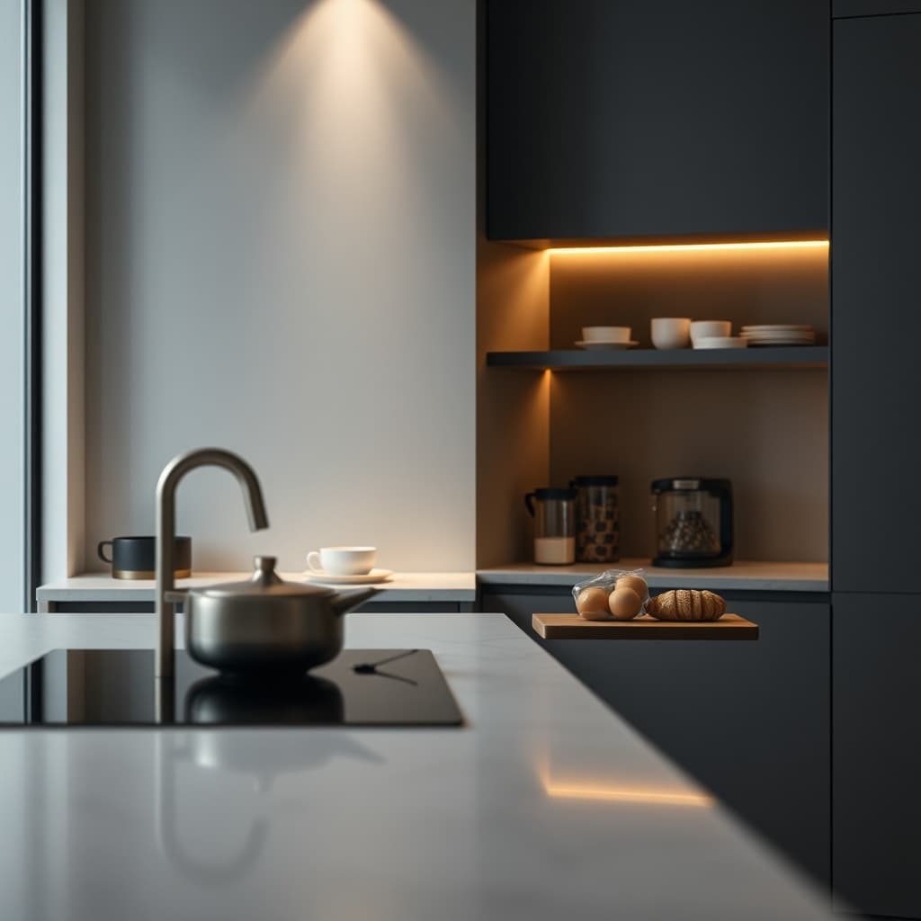 Technische Visualisierung: Breakfast Station