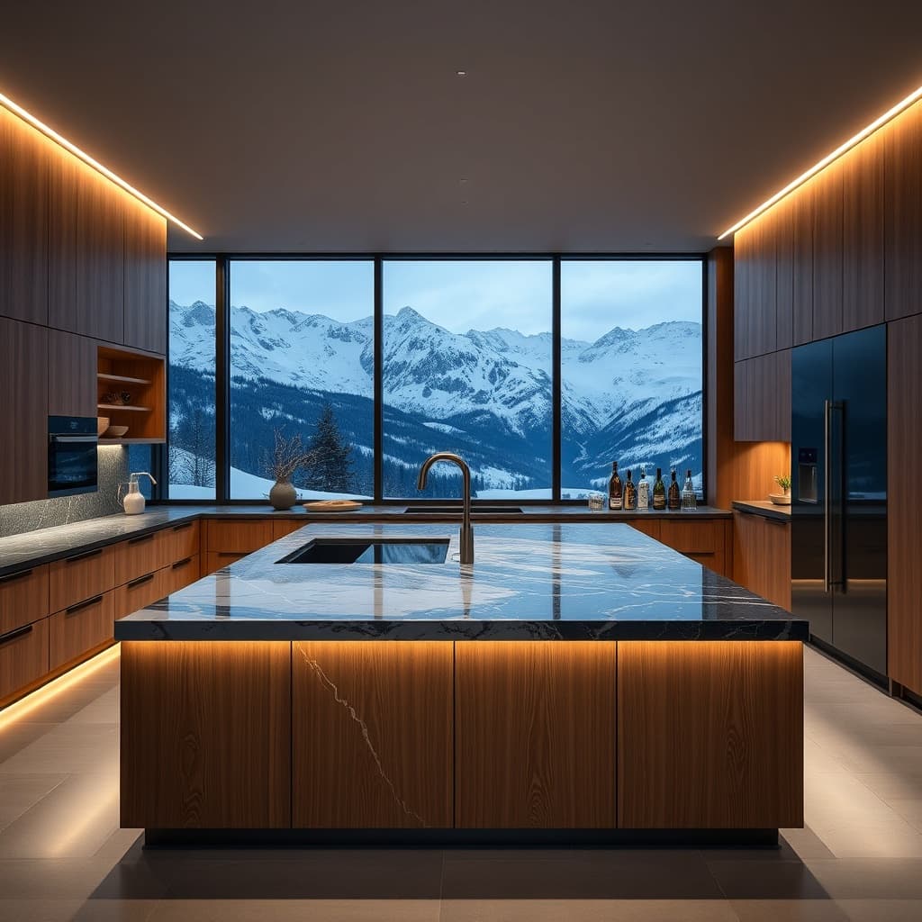 Altholz-Küchenplanung St. Moritz: Luxus in alpiner Höhe
