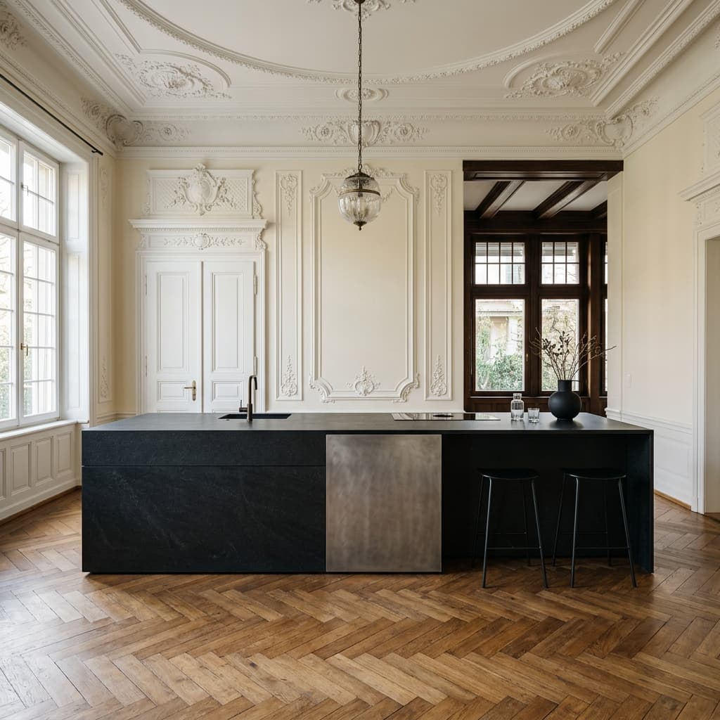 Küchenumbau im historischen Altbau: Denkmalschutz & Moderne