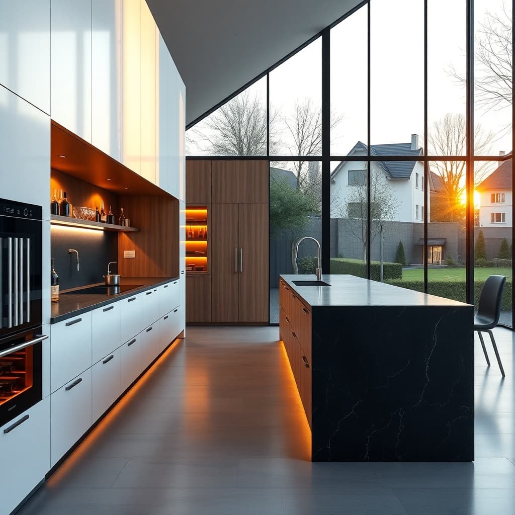 Weinkeller als Glas-Monolith: Premium-Klima für die Küche