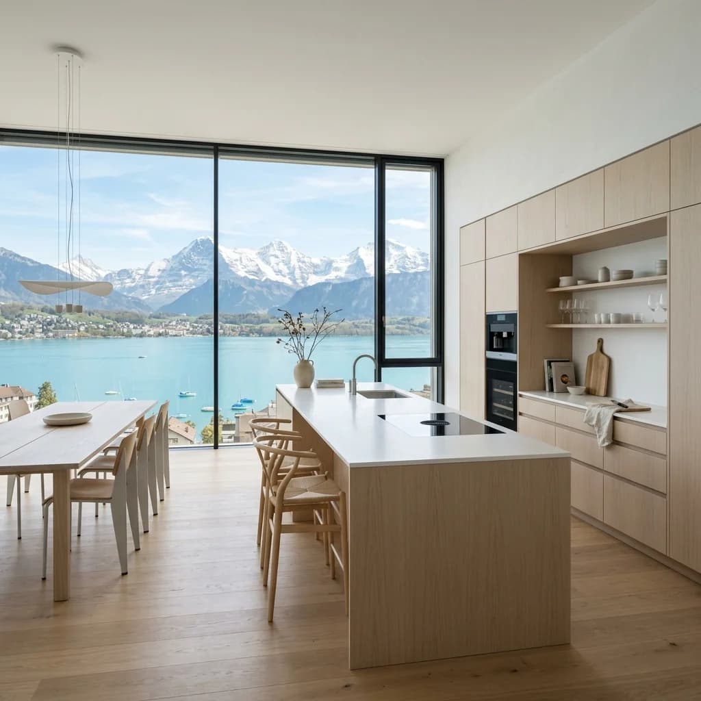 Küchendesign am Thunersee - Schweizer Küchen-Profi