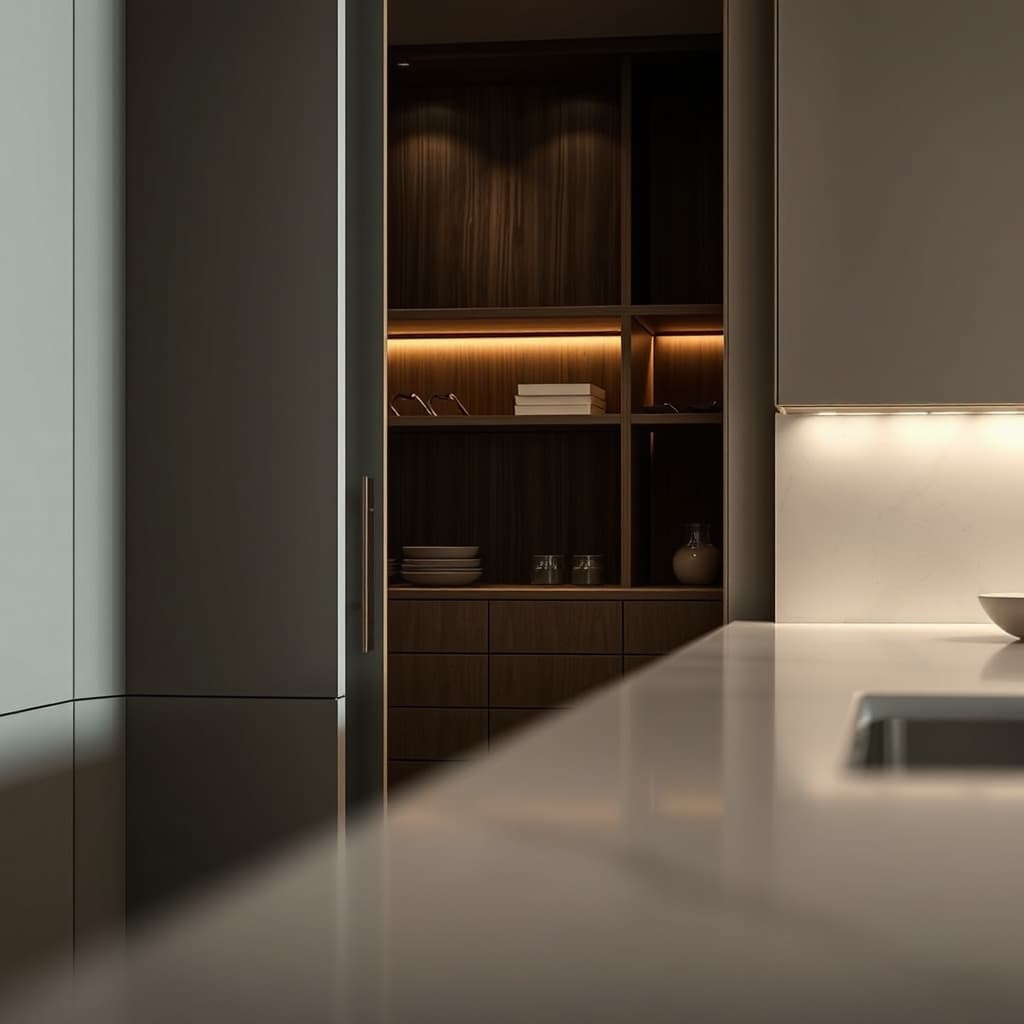 Technische Visualisierung: Hidden Pantry