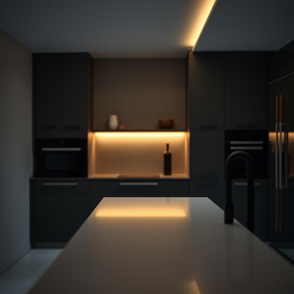 Technische Visualisierung: Küchenarchitektur