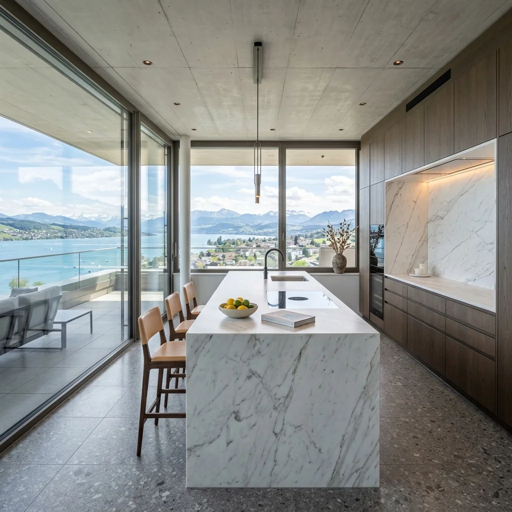Penthouse-Küche in Pfäffikon SZ am Zürichsee - Schweizer Küchen-Profi
