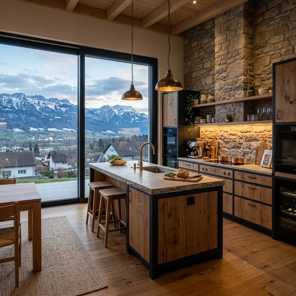 Naturnahes Küchendesign in Biberist, Solothurn - Schweizer Küchen-Profi