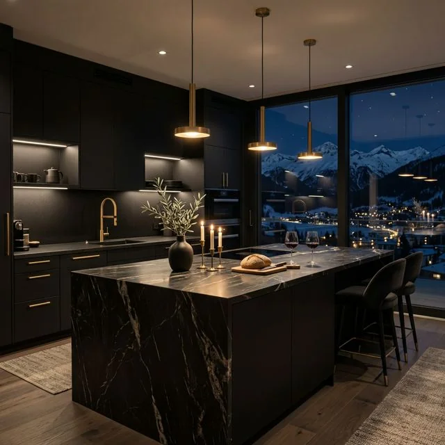 Penthouse-Küche am Bodensee in Rorschach - Schweizer Küchen-Profi