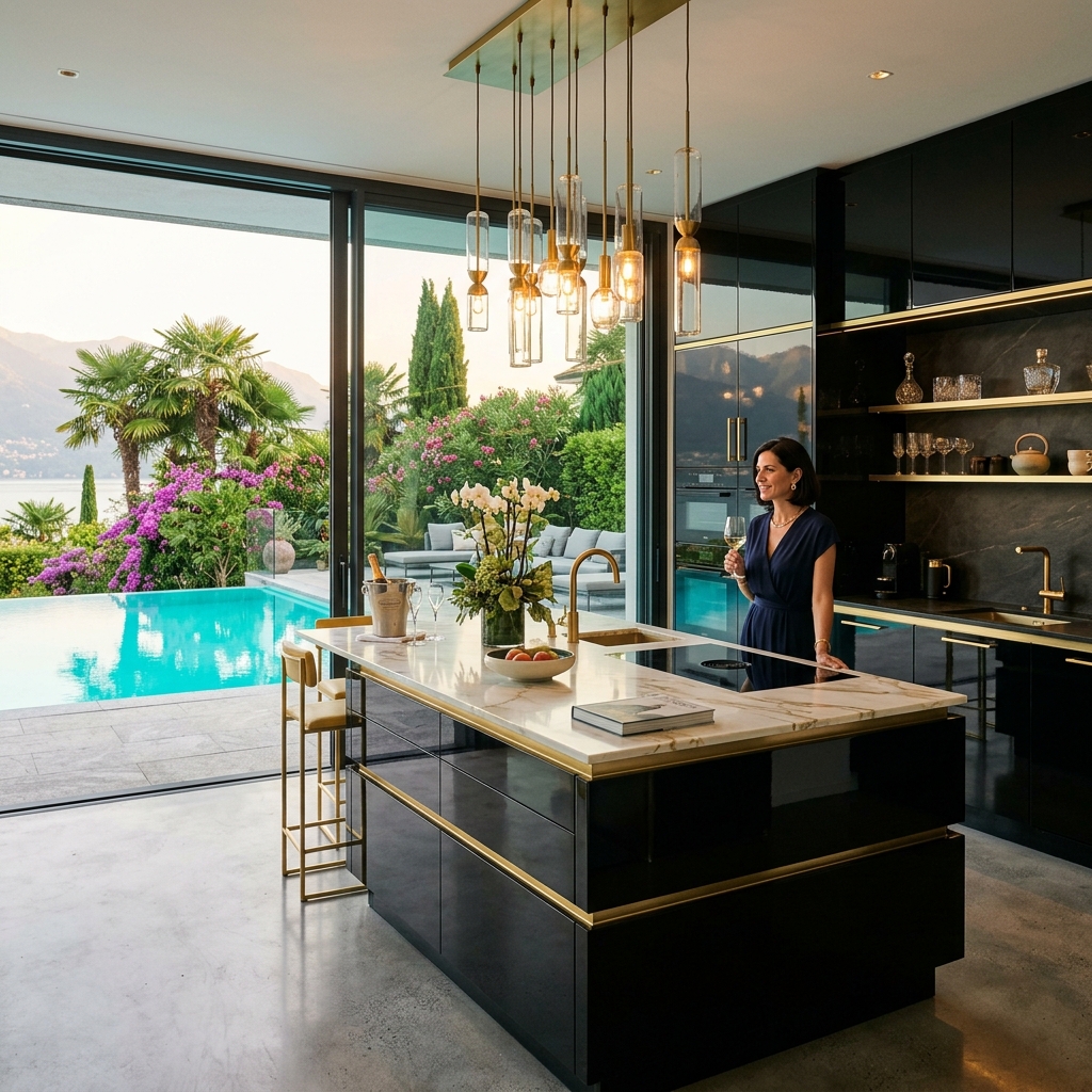 Luxusküchen-Projekt in Ascona, Tessin - Schweizer Küchen-Profi